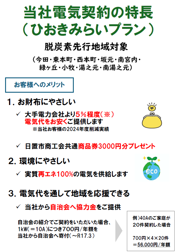 未来プラン特徴